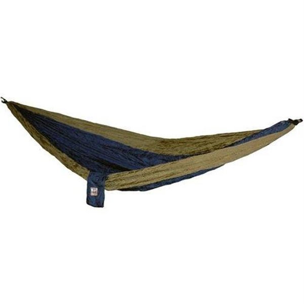 Hammaka Hammaka Parachute Silk Hammock Blue-Brown 10201-KP